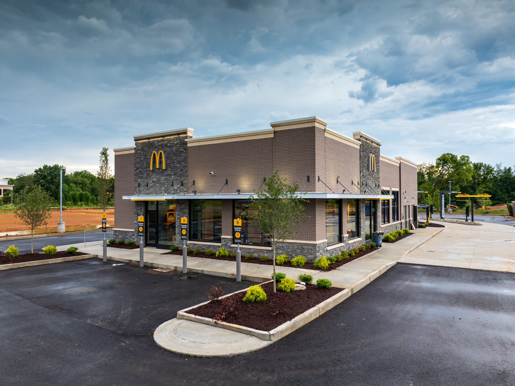 Completed McDonald’s storefront in Murfreesboro